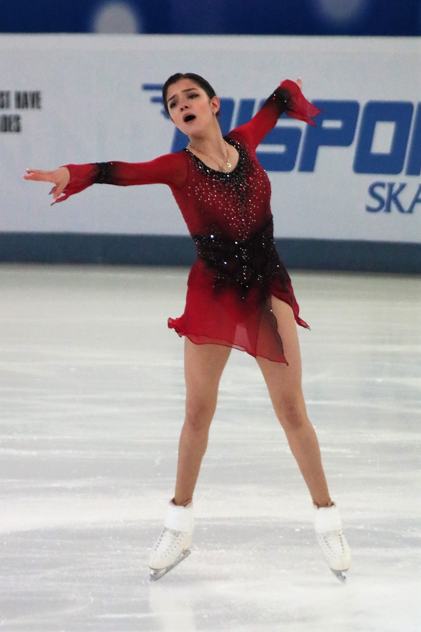 2019年ロシア選手権に出場したメドベージェワ