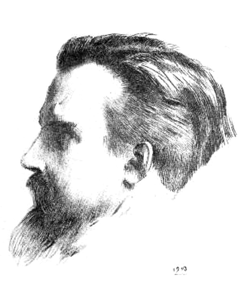 오디롱 르동이 그린 모리스 드니의 초상화 (1903)