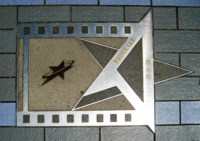 Bintang Bruce Lee di Avenue of Stars, Hong Kong.