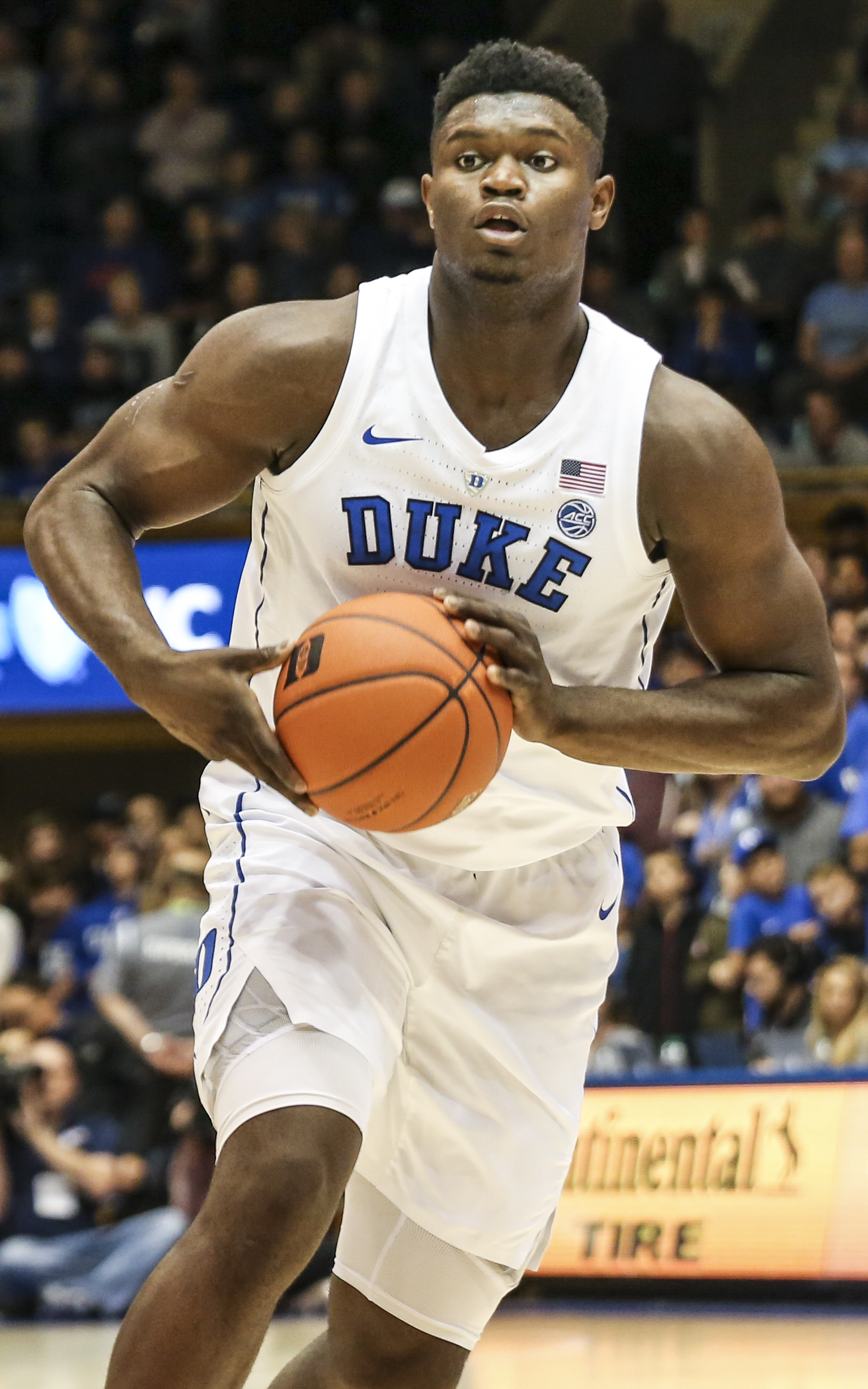 Williamson with Duke in December 2018