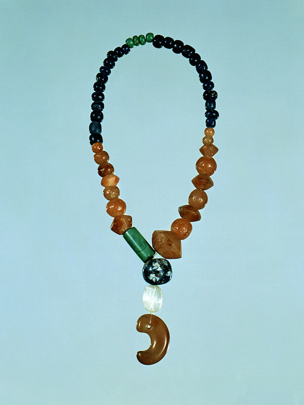 경주 황남동 상감 유리구슬