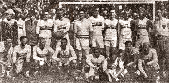 1931년 상파울루 FC 선수단에 포함된 아르투르 프리덴라이히