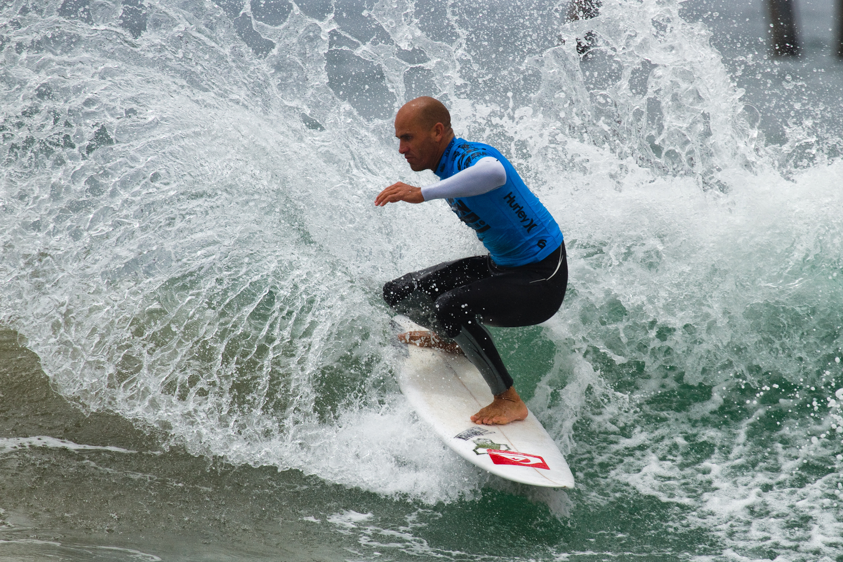 Slater berkompetisi di US Open di Huntington Beach, 2011