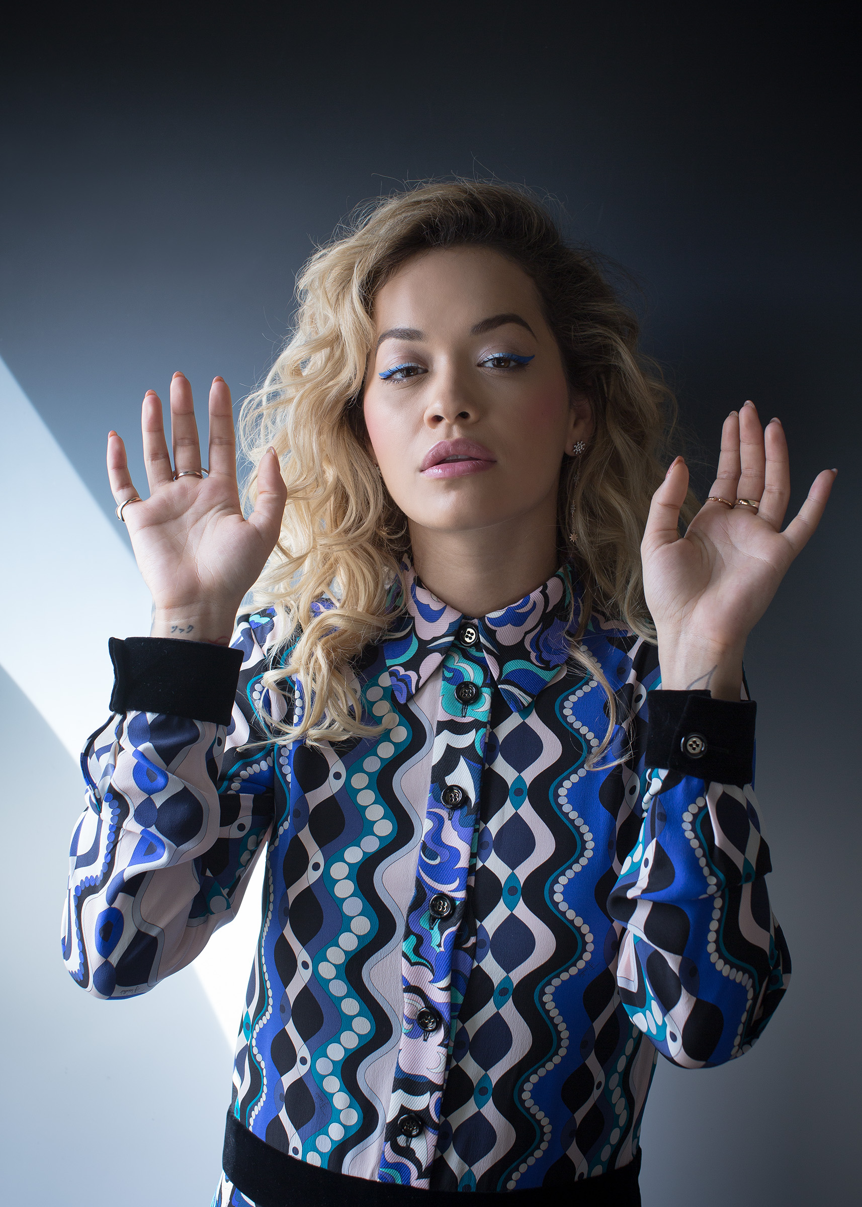 Rita Ora, an internationally renowned singer of Kosovar Albanian origin.