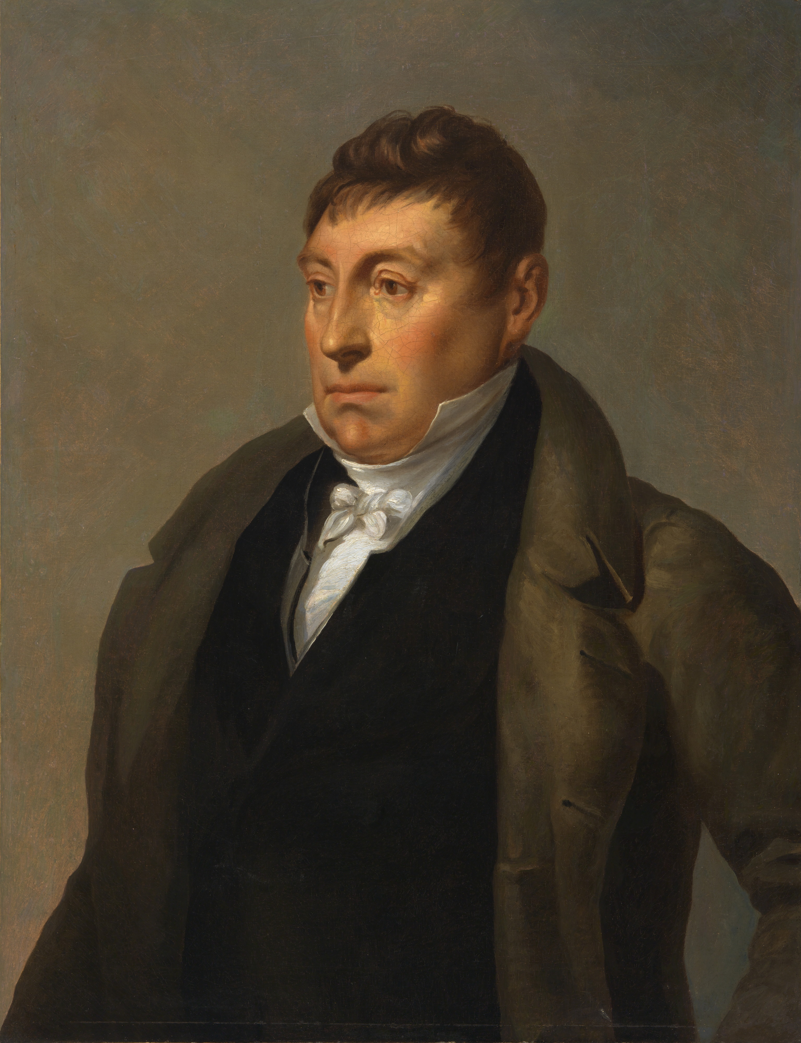 1824年、アリ・シェフェール画のラファイエット。現在、アメリカ合衆国下院に所蔵されている。