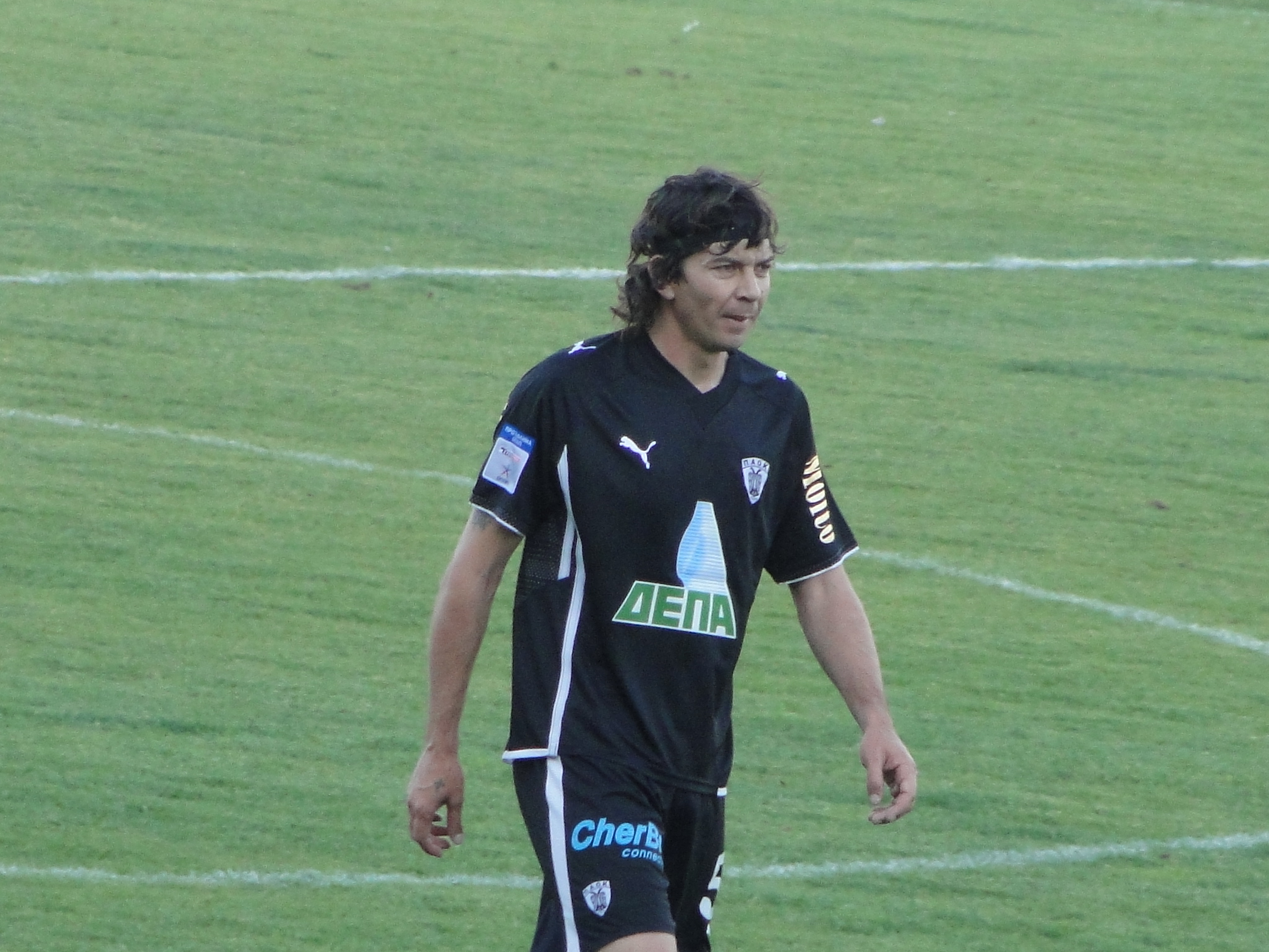2010년 PAOK 소속으로 경기 중인 가르시아