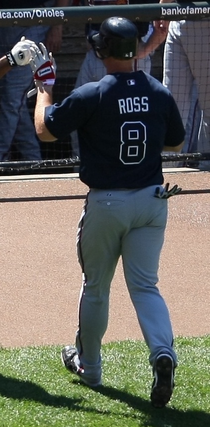 Ross with the Atlanta Braves in 2009