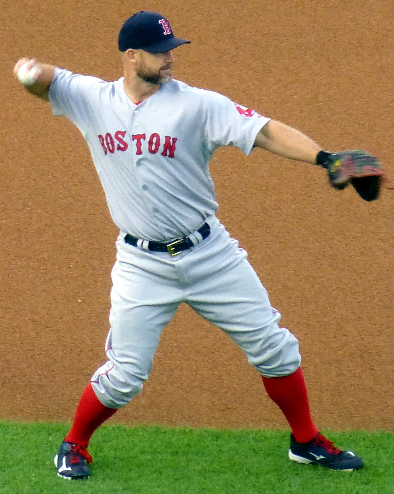 Ross during his second stint with the Boston Red Sox in 2014