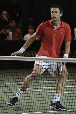 Daniel Nestor saat Piala Davis 2009.