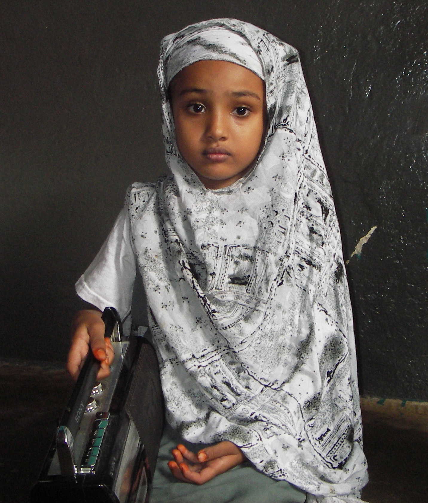 Ảnh một cô gái Somalia.