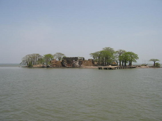 View from Kunta Kinteh Island, part of the UNESCO World Heritage site