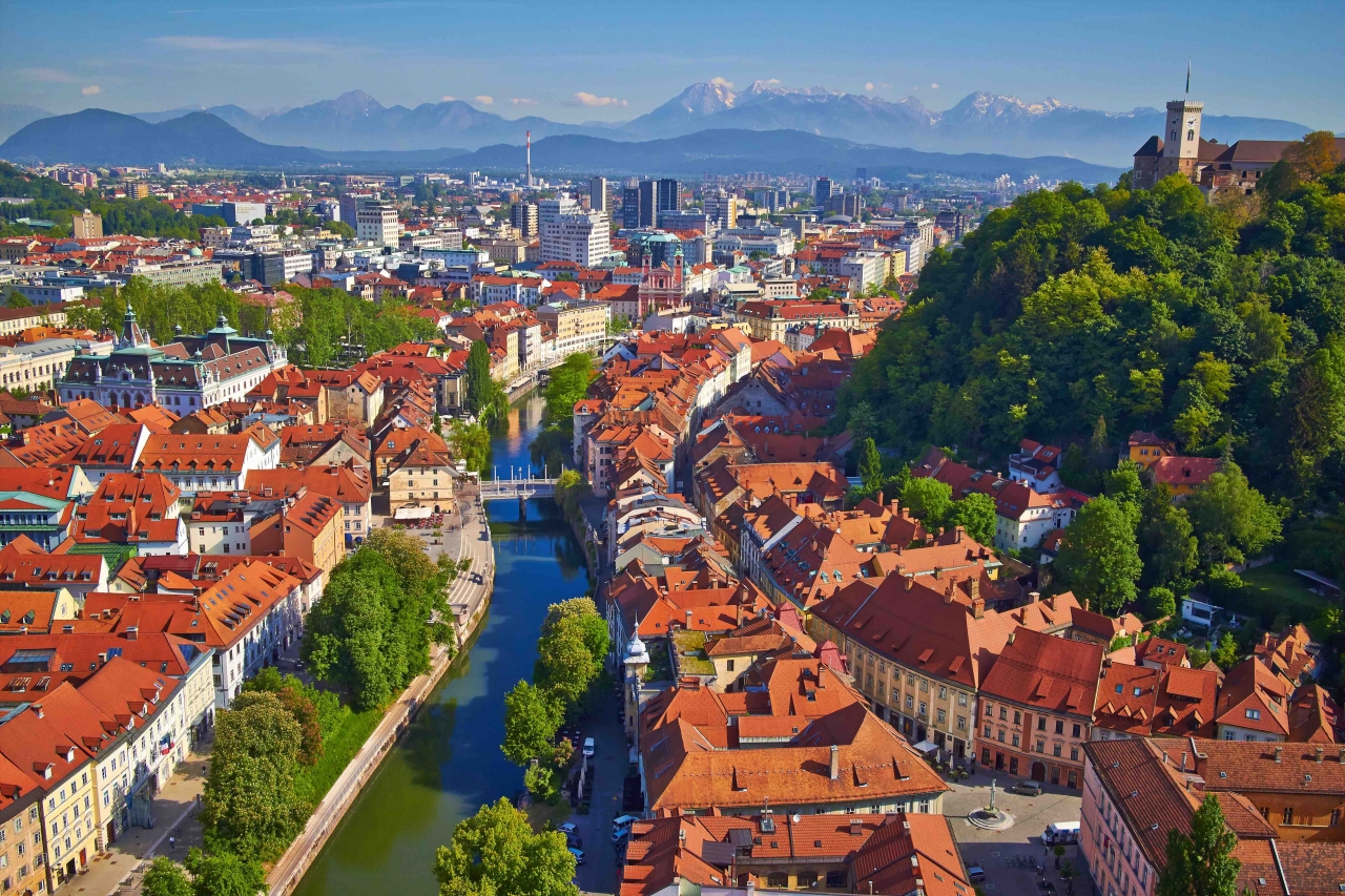 Ljubljana, the capital and largest city of Slovenia.
