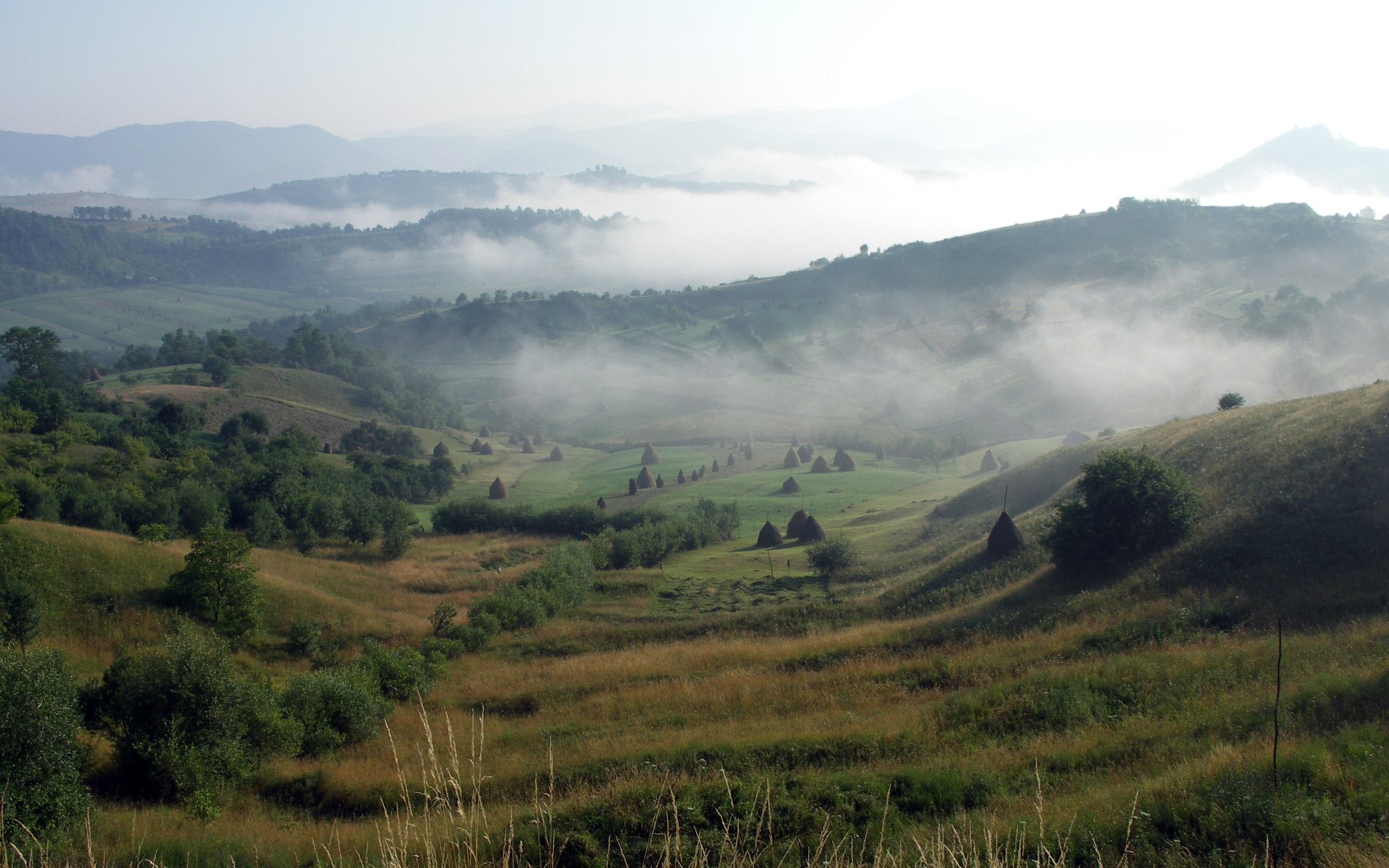 Pemandangan dari daerah Máramaros, berhampiran rumah zaman kanak-kanak Szigeti.