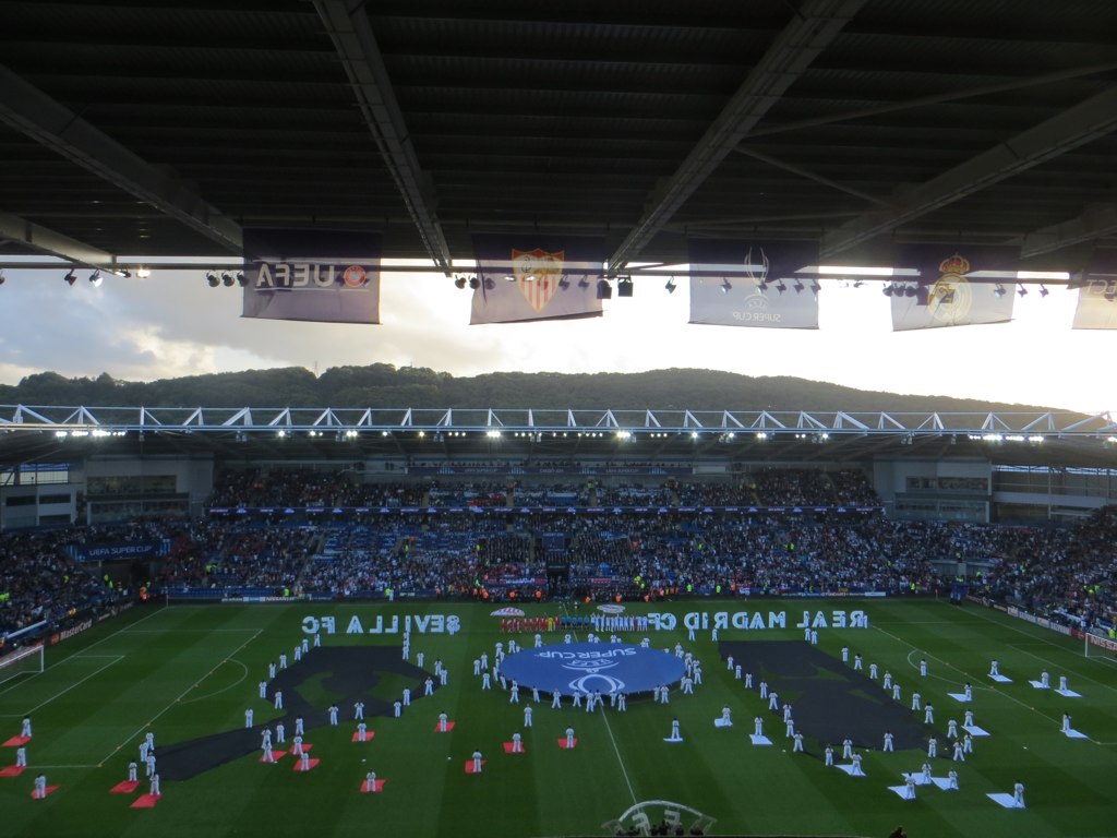 2014년 UEFA 슈퍼컵 결승전 개막식(영국 카디프)