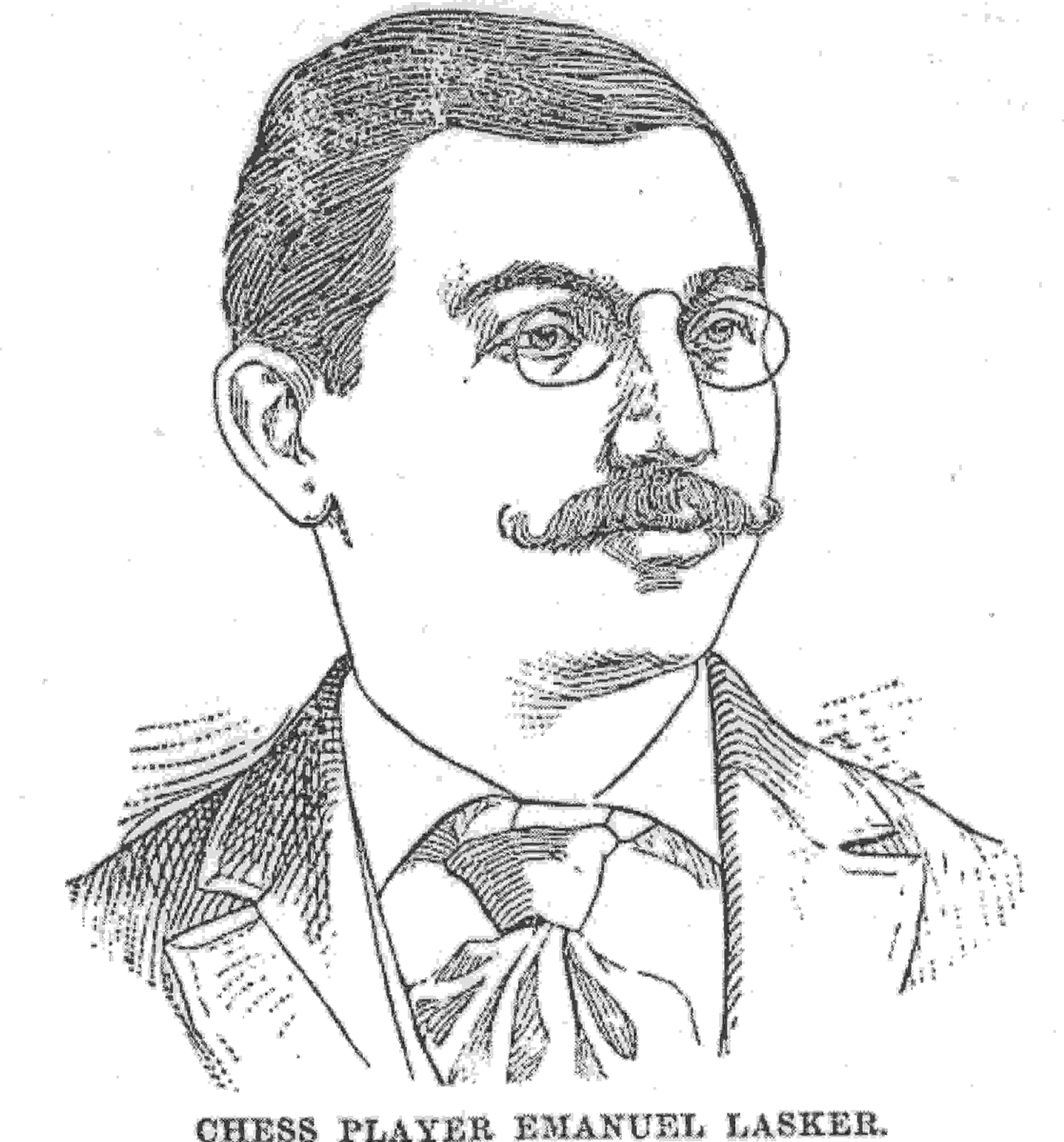 1894년경의 라스커 스케치