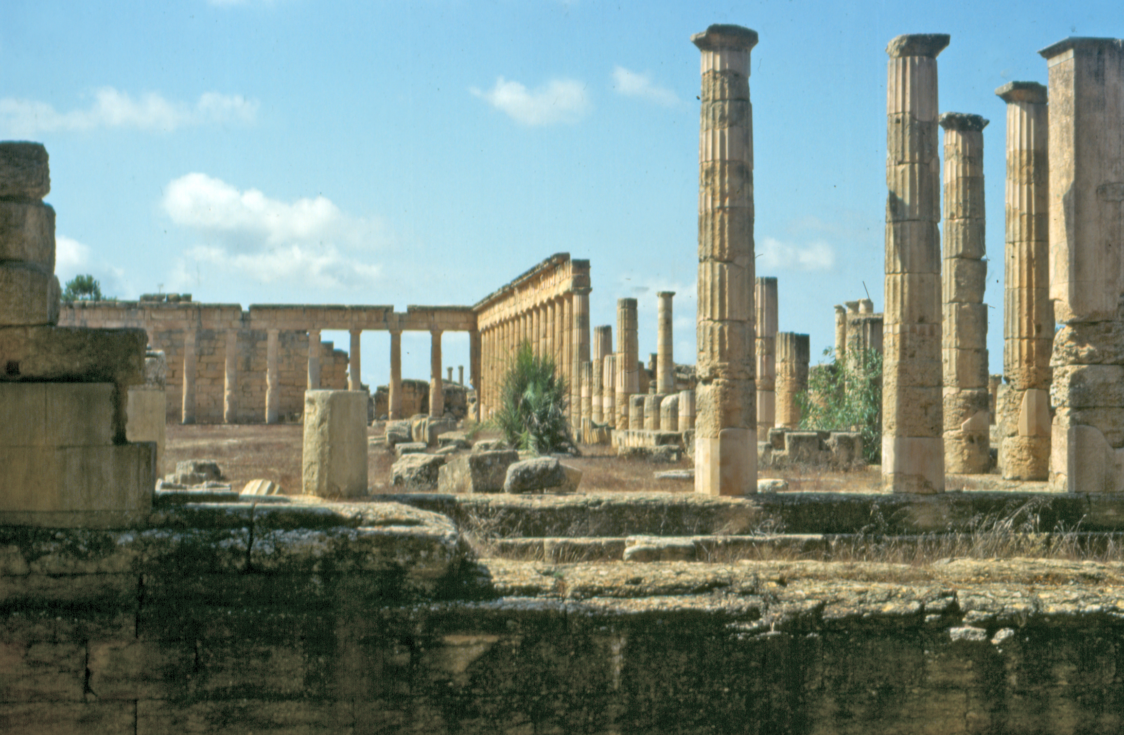 The Gymnasium area at Cyrene, an ancient Greek colony.