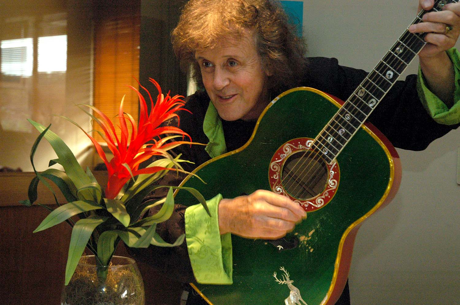 Donovan before a show in Washington, D.C., on 10 August 2007