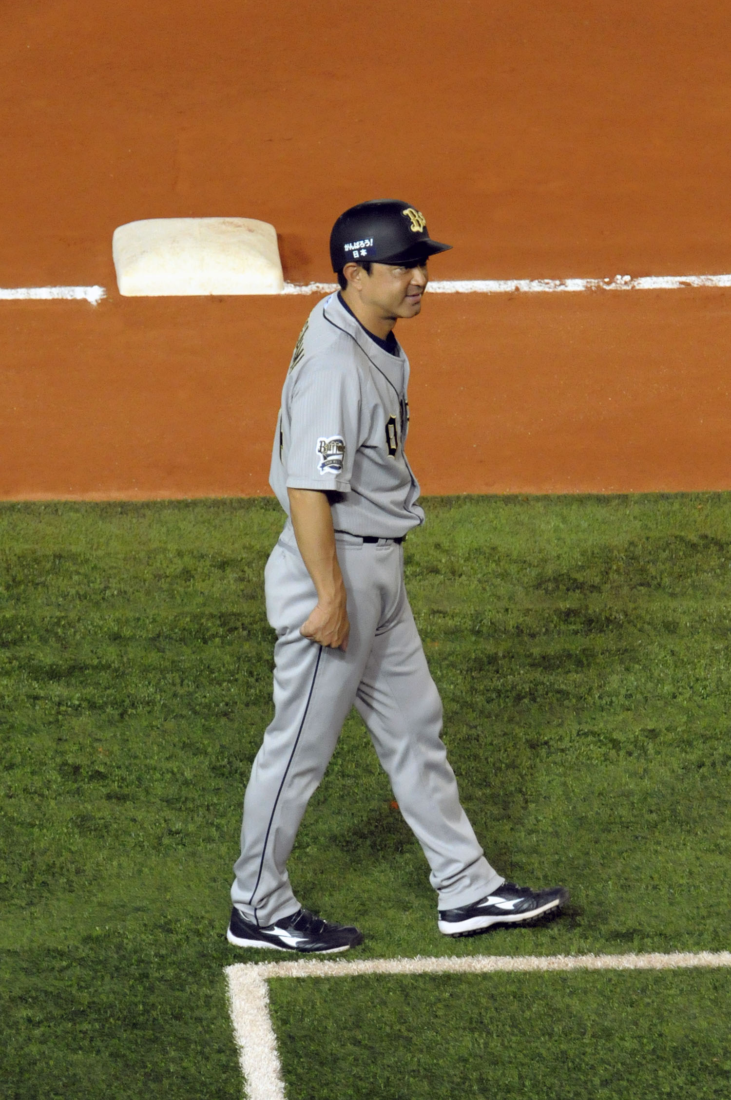 オリックスコーチ時代(2011年8月6日、QVCマリンフィールドにて)