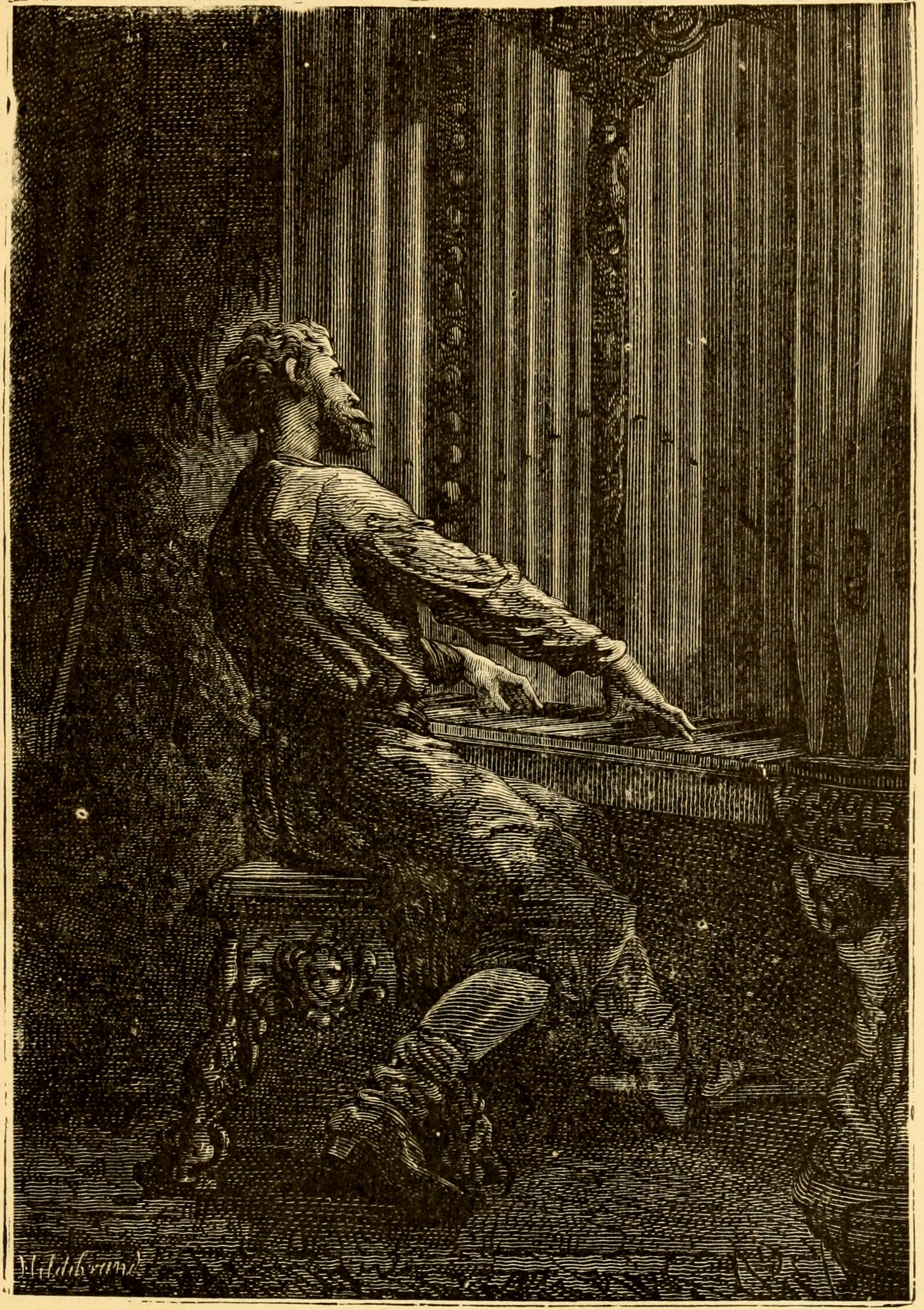 네모 선장은 오르간 연주에 뛰어난 실력을 가지고 있다.