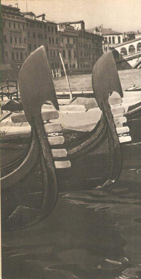 Photo from around 1900 showing gondolas with 5 teeth on their