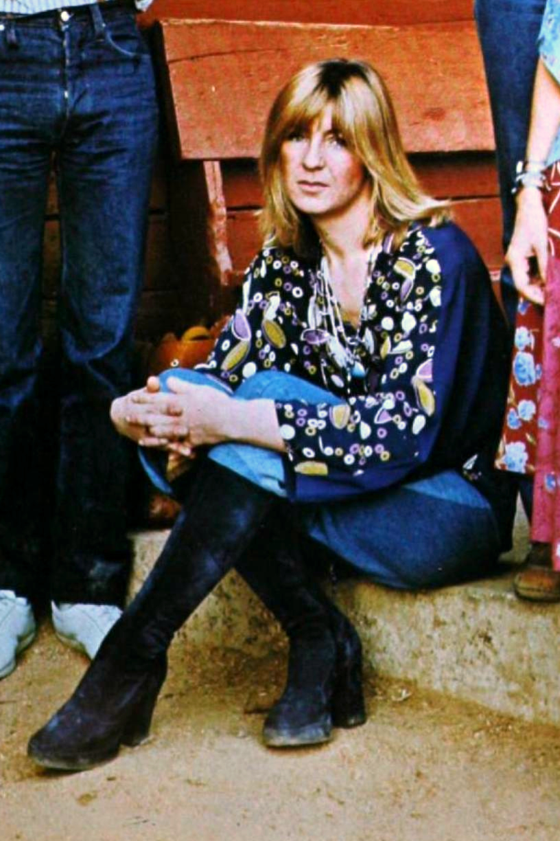 McVie performing in 1977