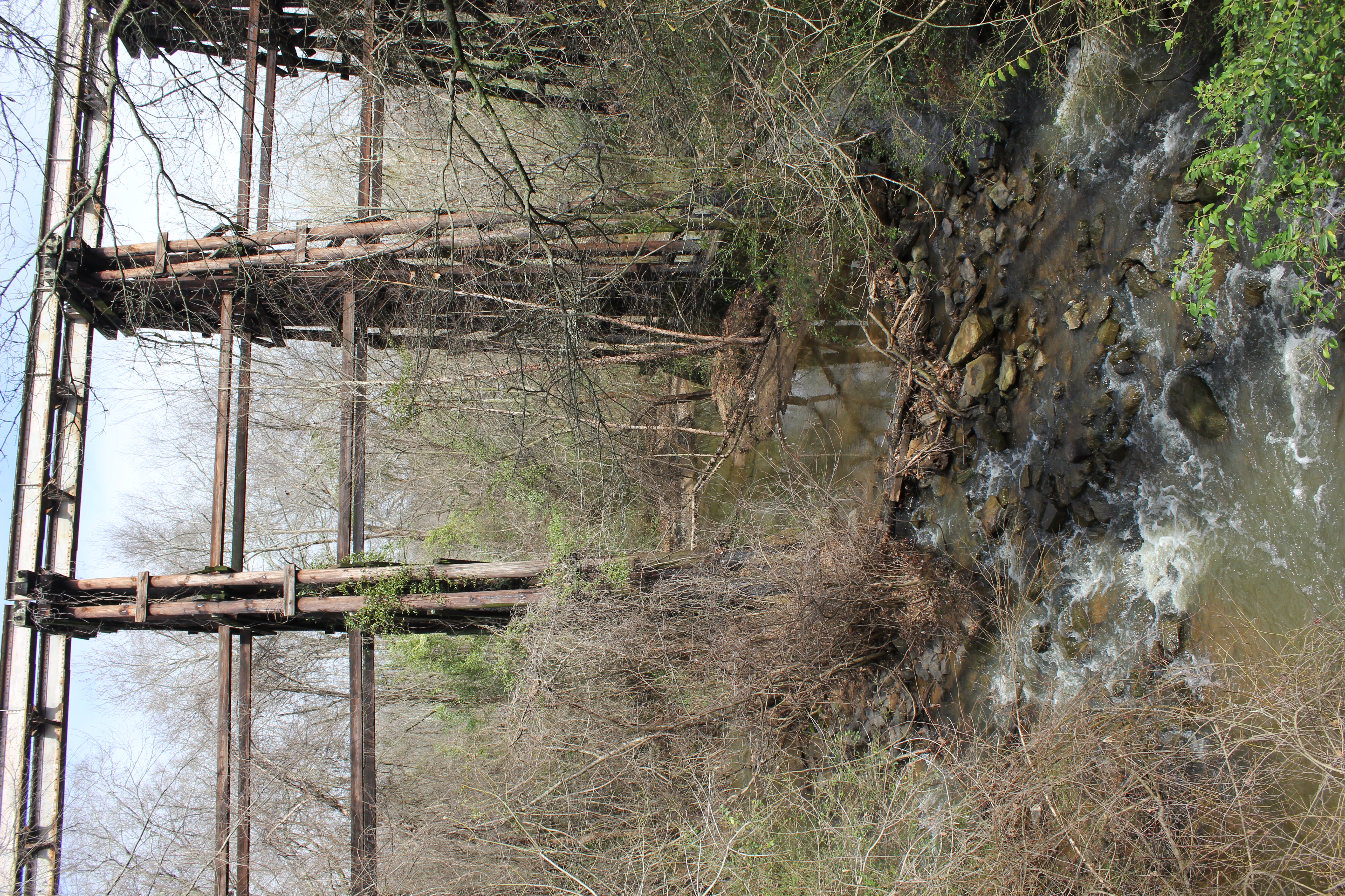 기차 선로 교각
