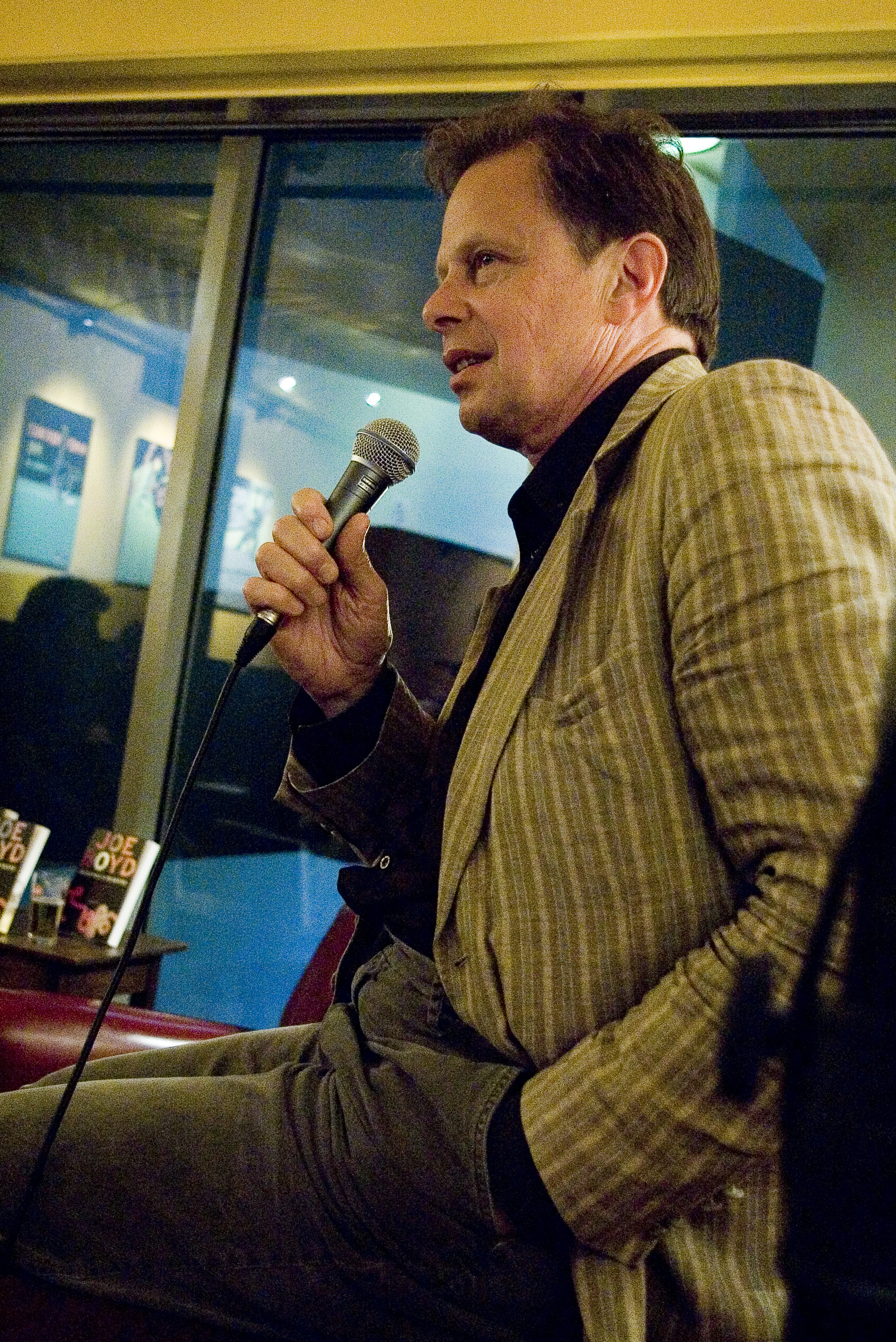 Joe Boyd at the presentation of his book 
