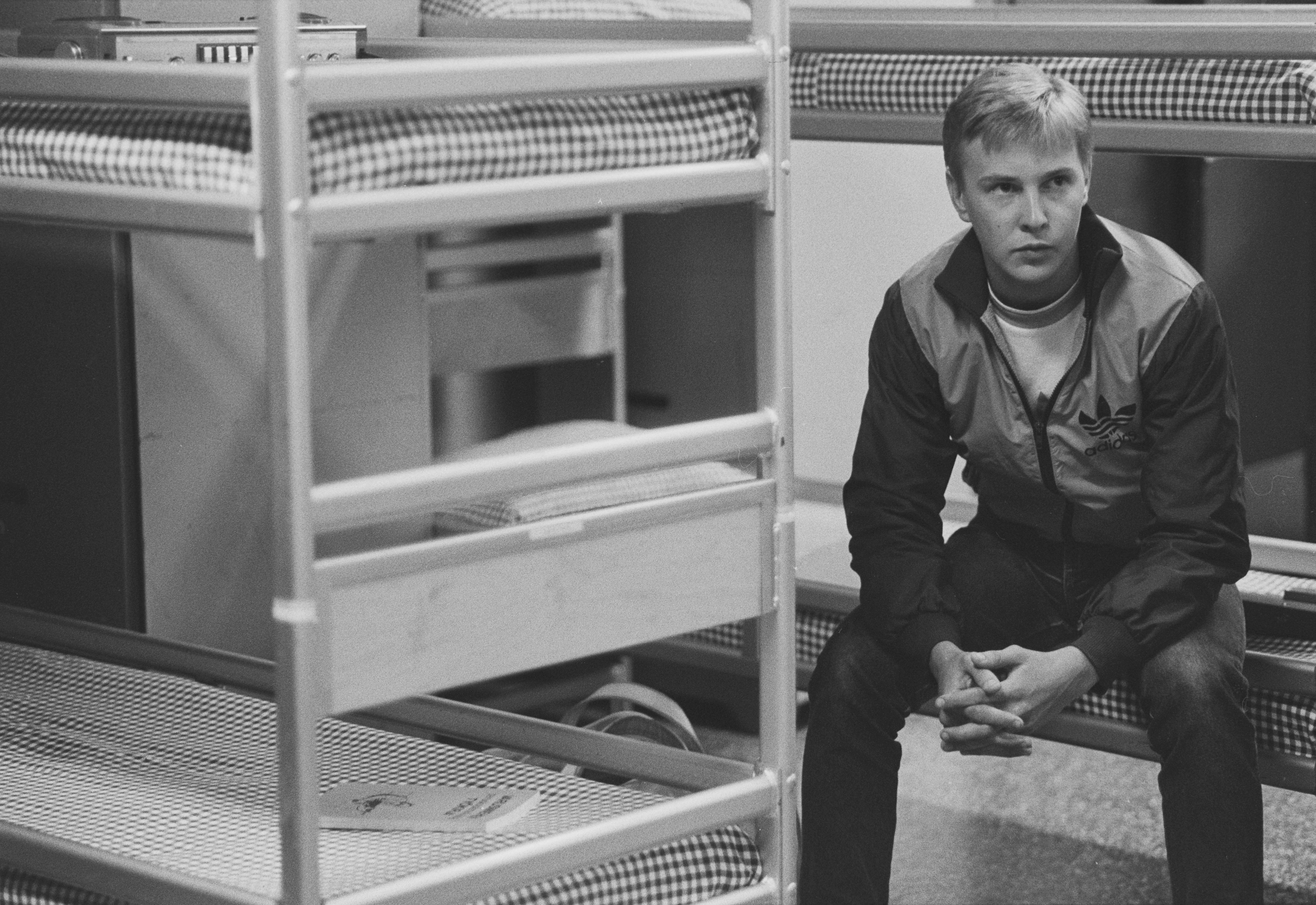 Matti Nykänen의 1984년 핀란드군 복무 모습