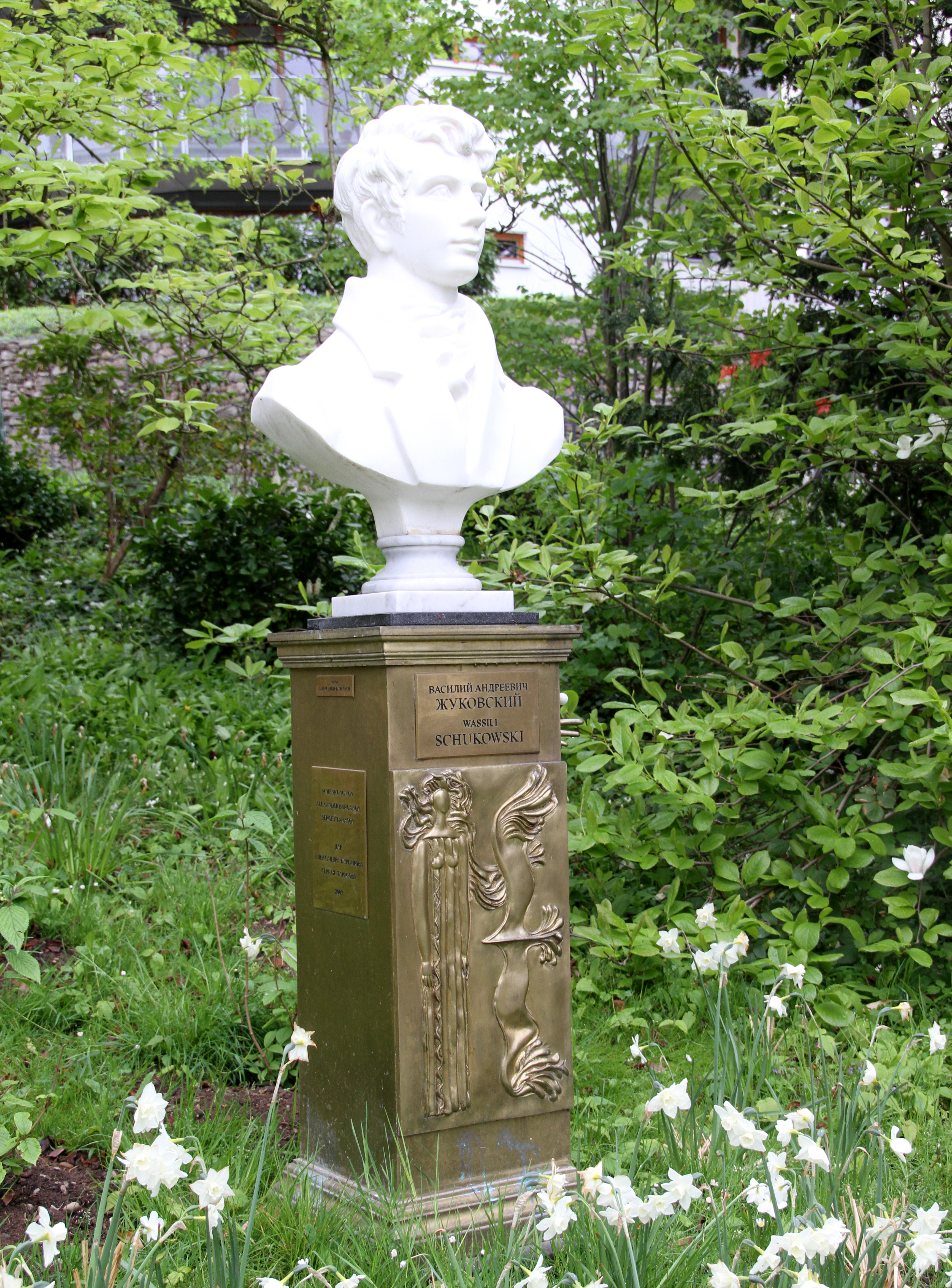 Bust Zhukovsky di Baden-Baden