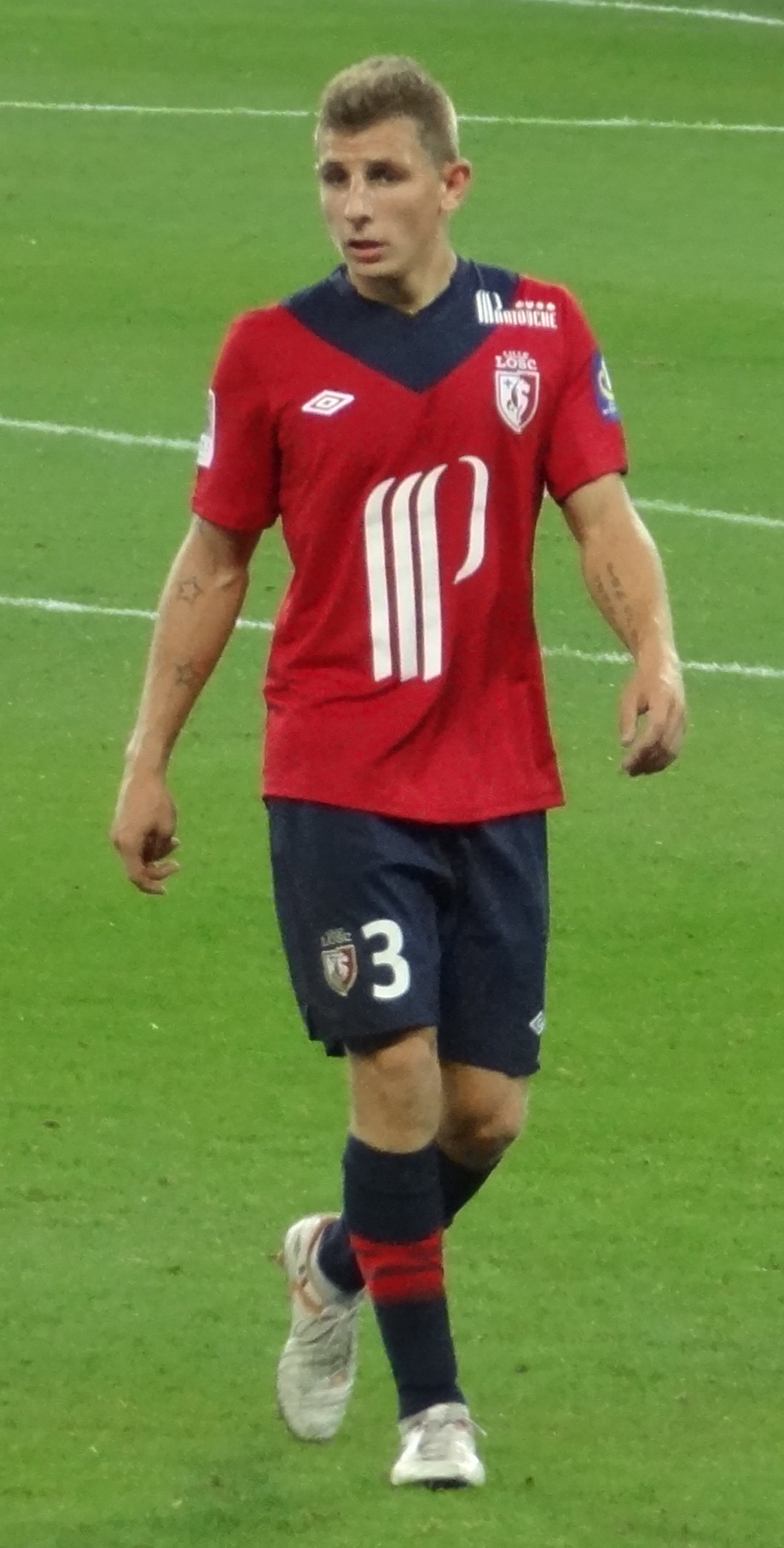 Digne playing for Lille in 2012