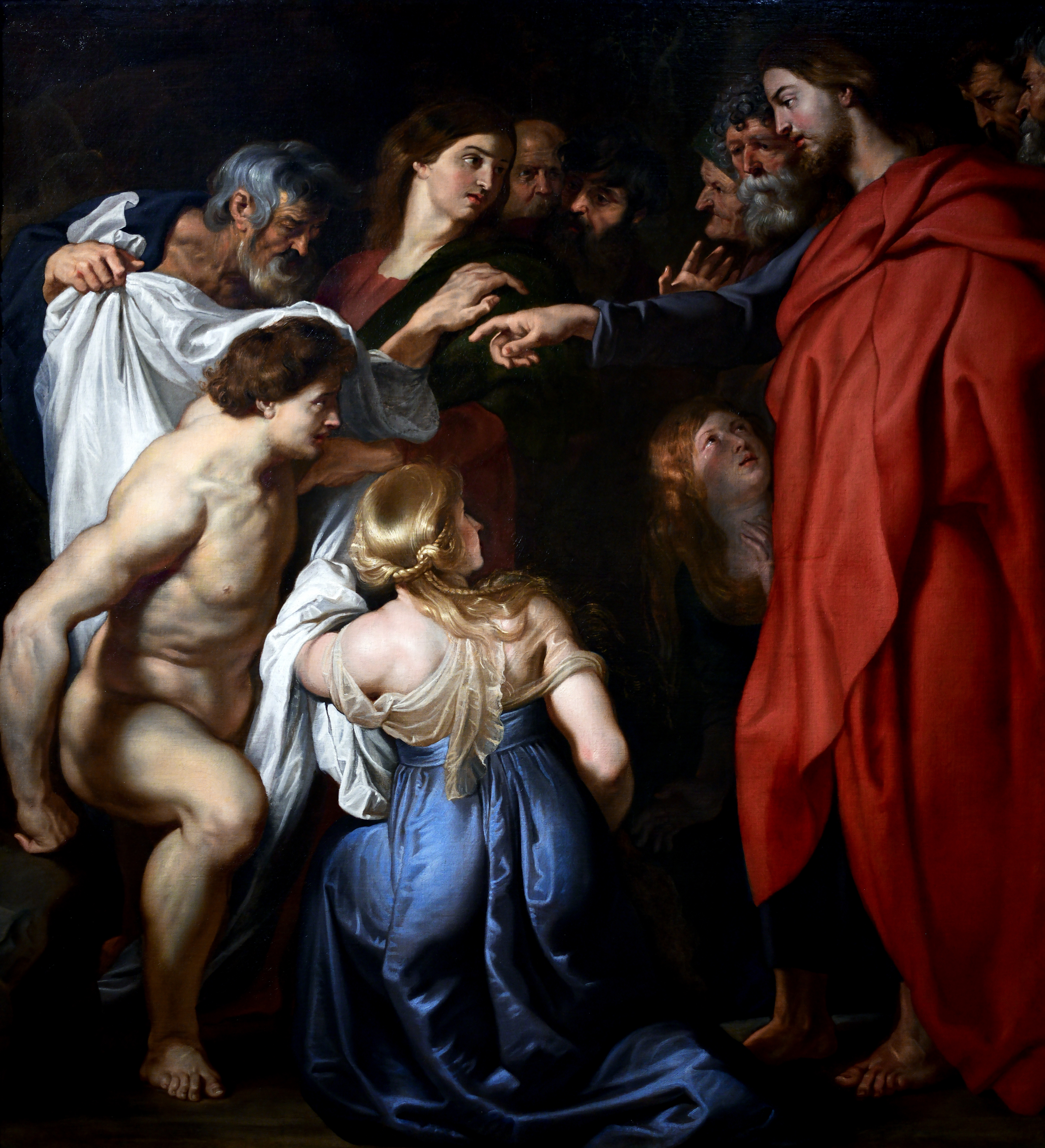 Kebangkitan Lazarus, oleh Rubens