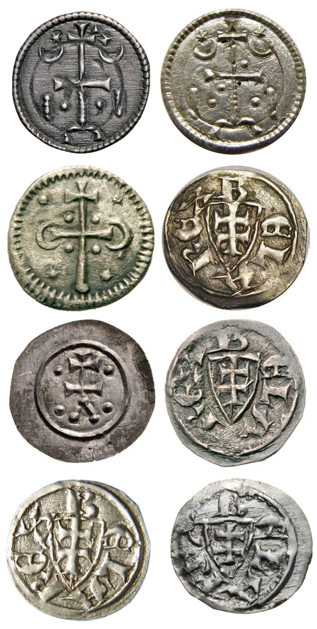 Béla IV of Hungary, king, royal, seal, gold, golden bull, Hungary, double cross, Hungarian coat of arm