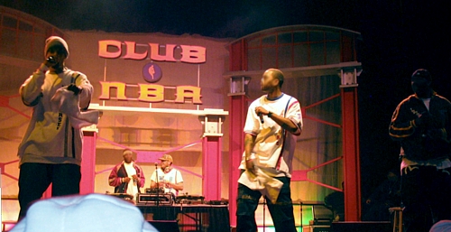 레드맨(<i>왼쪽</i>)은 메소드 맨(<i>가운데</i>)과 두 개의 정규 앨범을, 에릭 설먼(<i>오른쪽</i>)과는 Def Squad의 멤버로 협력했다.