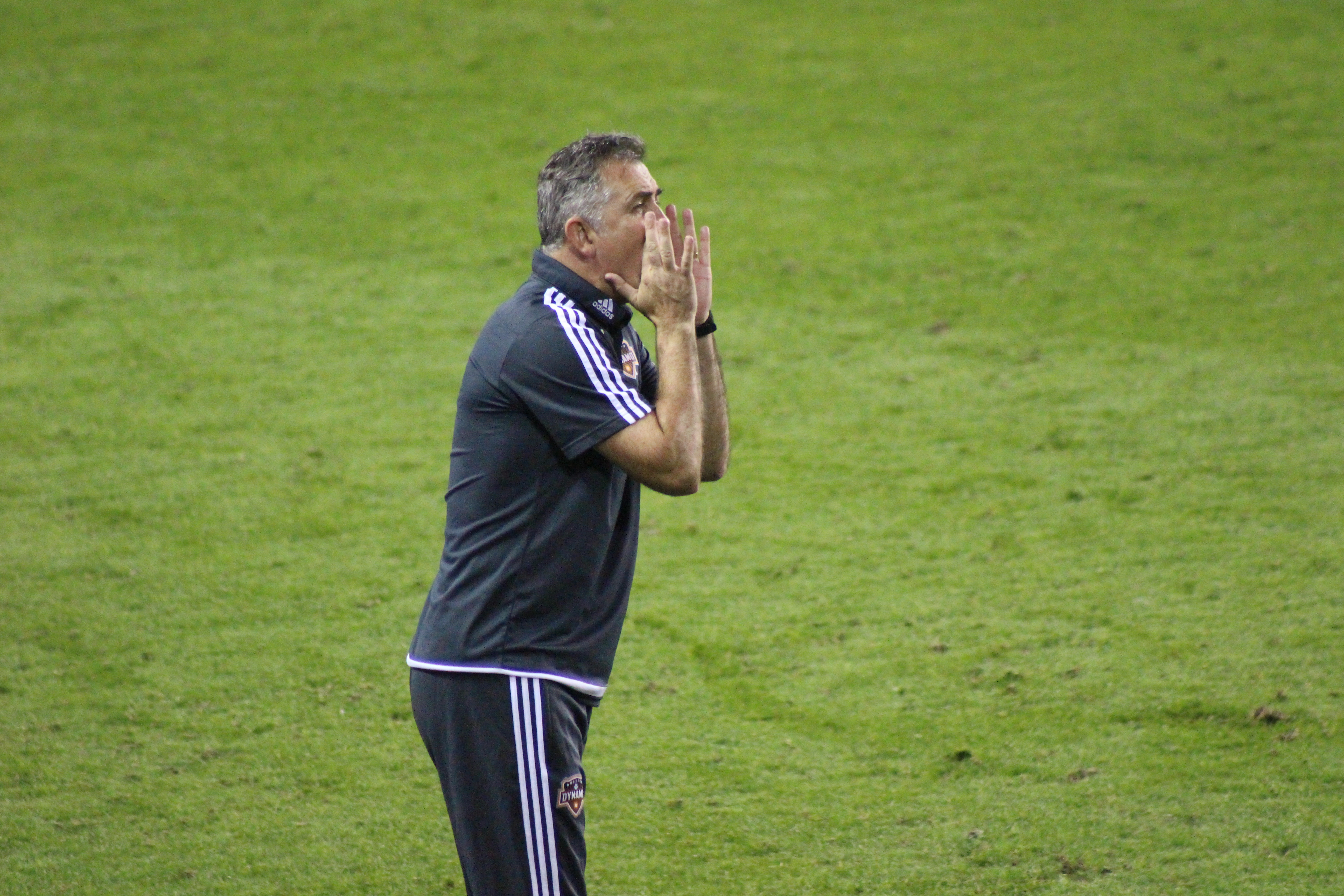 Coyle sebagai jurulatih Houston Dynamo pada tahun 2015