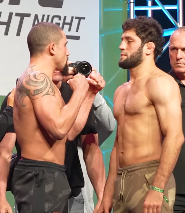 Whittaker facing off with Ikram Aliskerov in 2024