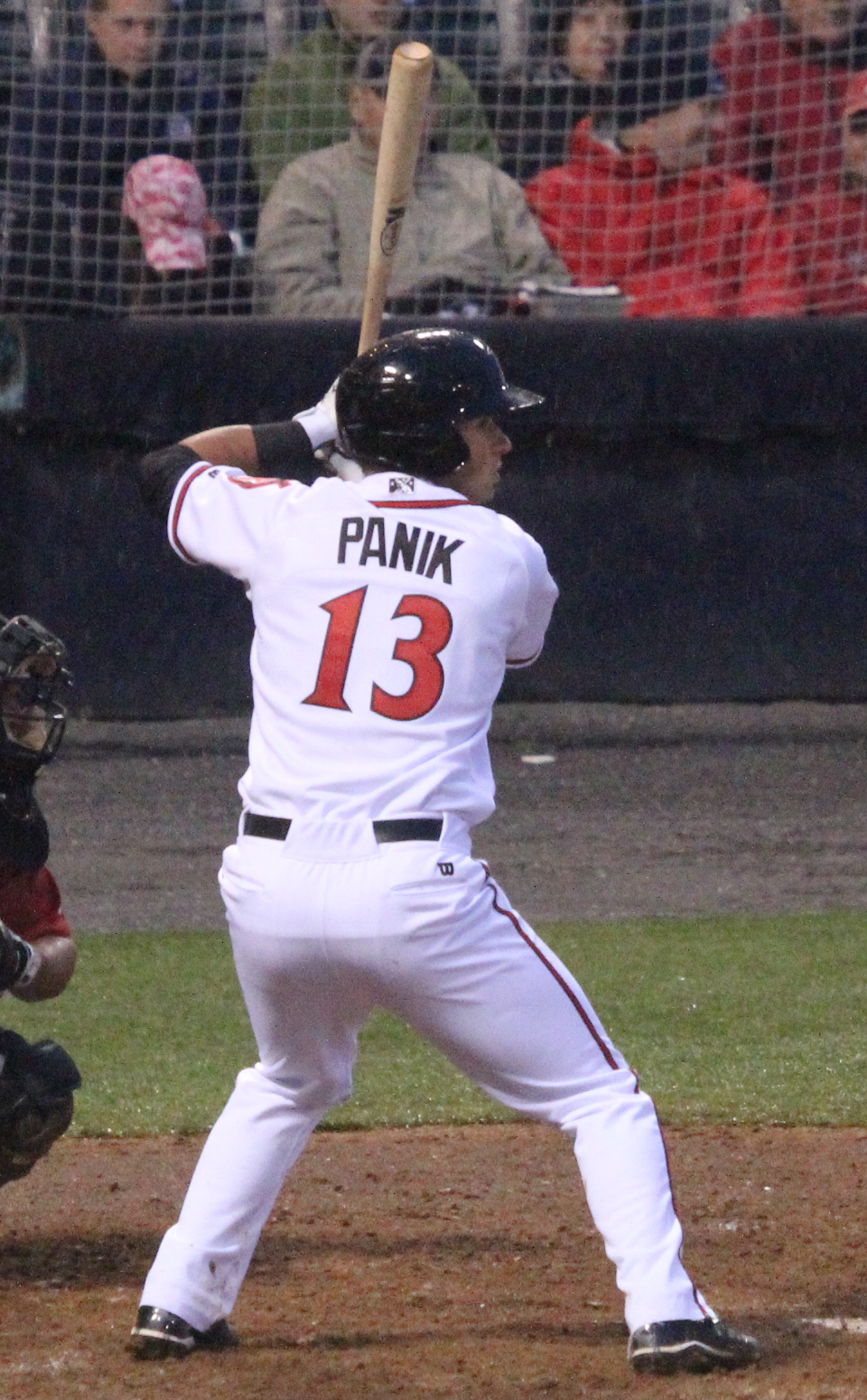 Panik cùng đội Richmond Flying Squirrels năm 2013