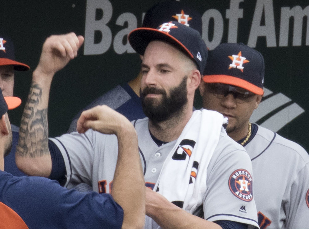 2017년 휴스턴 애스트로스 소속의 마이크 파이어스