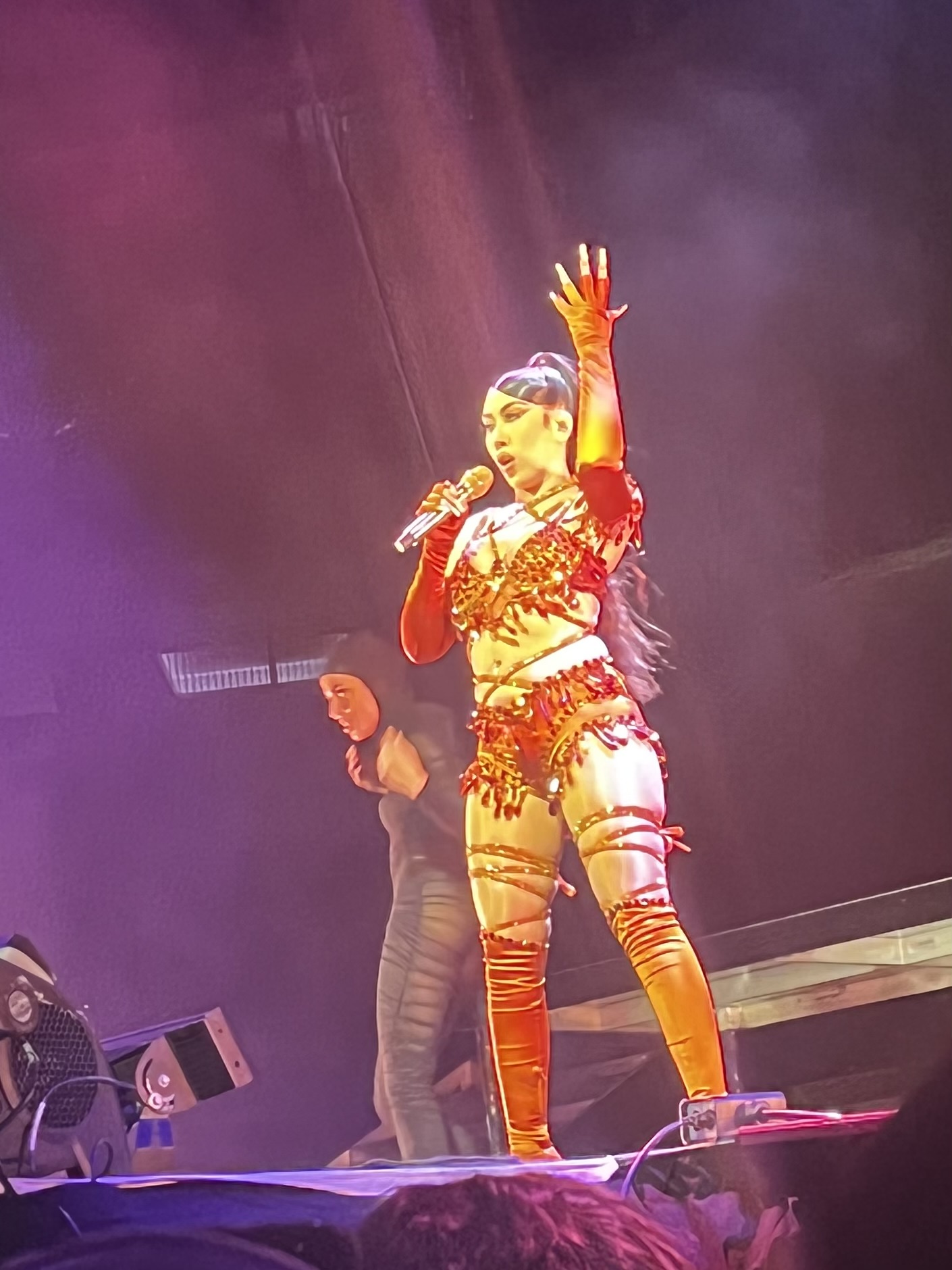 2022年、タイラー・ザ・クリエイターのツアー「Call Me If You Get Lost Tour」のマディソン・スクエア・ガーデン公演でパフォーマンスするカリ・ウチス