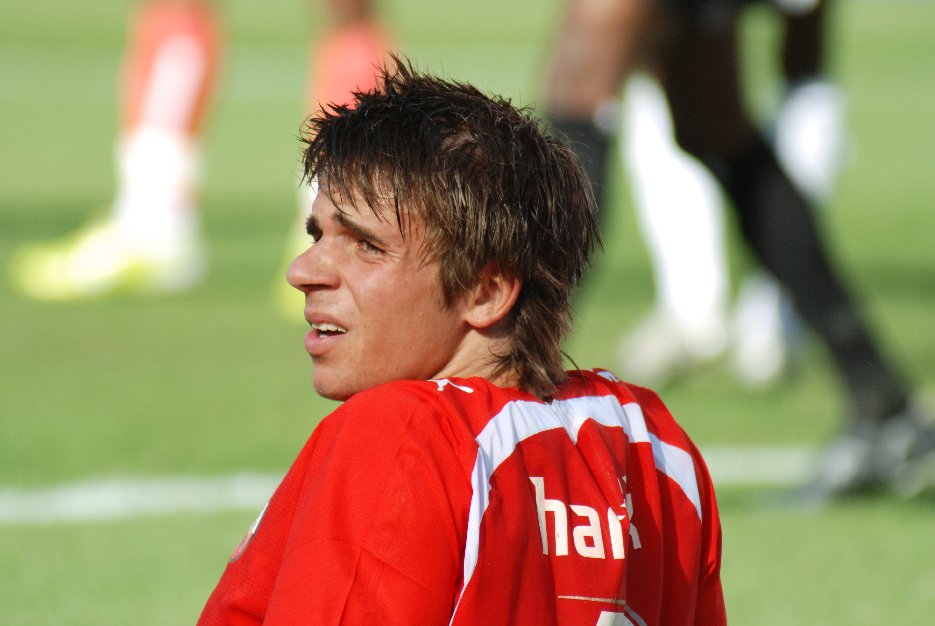 2007년 FIFA U-20 월드컵에서 오스트리아 U-20 대표팀 소속의 마르틴 하르니크.