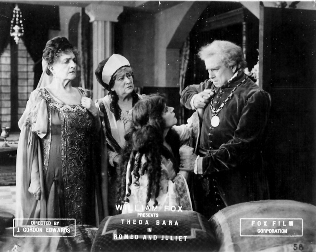 Bara as Juliet in Romeo and Juliet (1916)