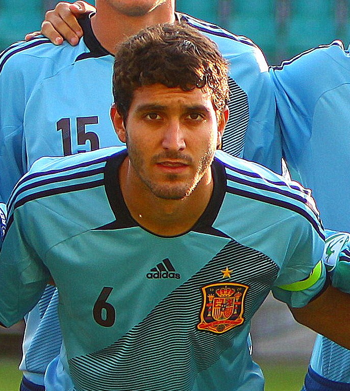 2012년 스페인 U-19 축구 국가대표팀 소속의 캄파냐.