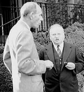 1942년 워싱턴 D.C.의 가든 파티에서 핼리팩스와 소련 대사 막심 리트비노프