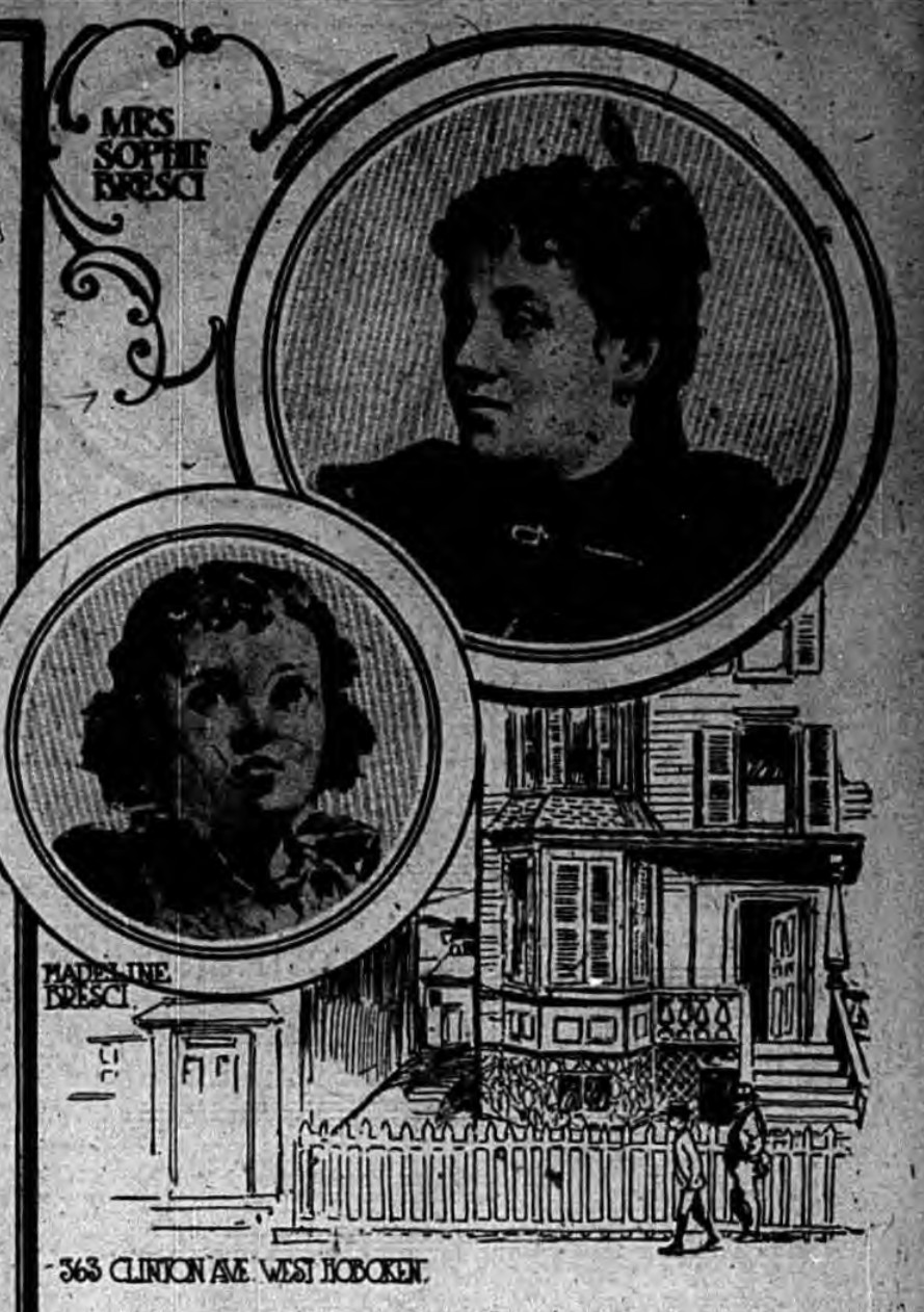 Sophie Bresci, daughter Madeleine, and their West Hoboken house의 초상 사진