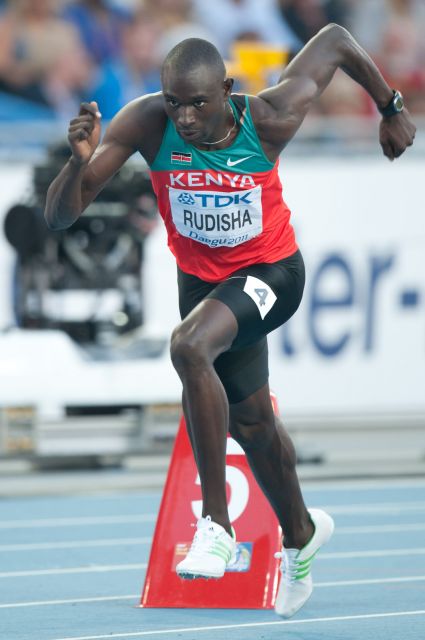 2011年世界陸上競技選手権大会でのルディシャ
