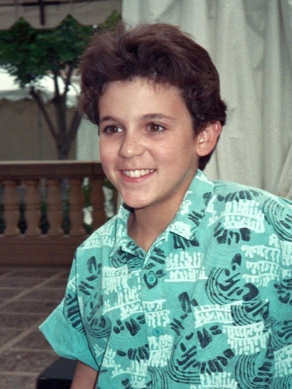 Fred Savage pada tahun 1989, semasa beliau membintangi The Wonder Years.