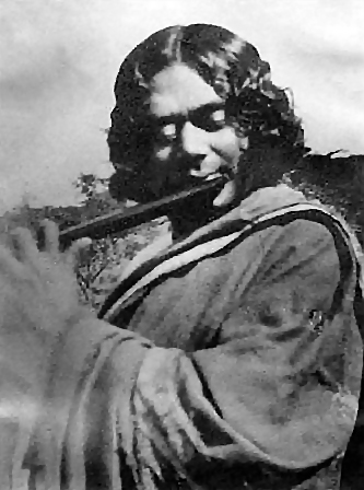 Kazi Nazrul Islam, the national poet of Bangladesh, in Chittagong, circa 1926.