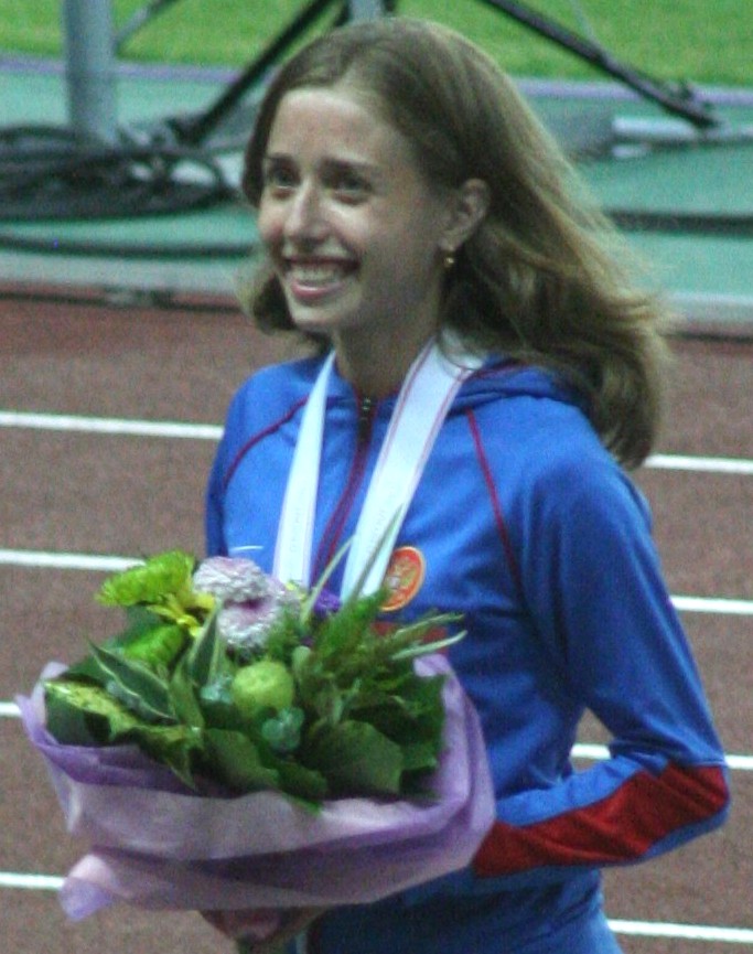 2007년 오사카 세계 육상 선수권 대회에 참가한 카니시키나.