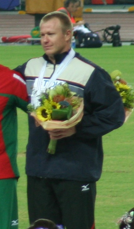 2007년 세계 육상 선수권 대회에 참가한 리보르 하르프레이타크