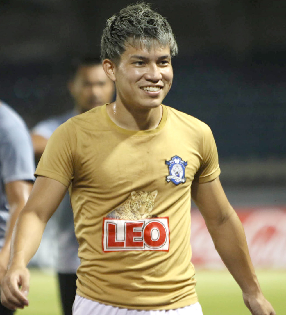 2021年、チエンマイFC時代の松村亮選手