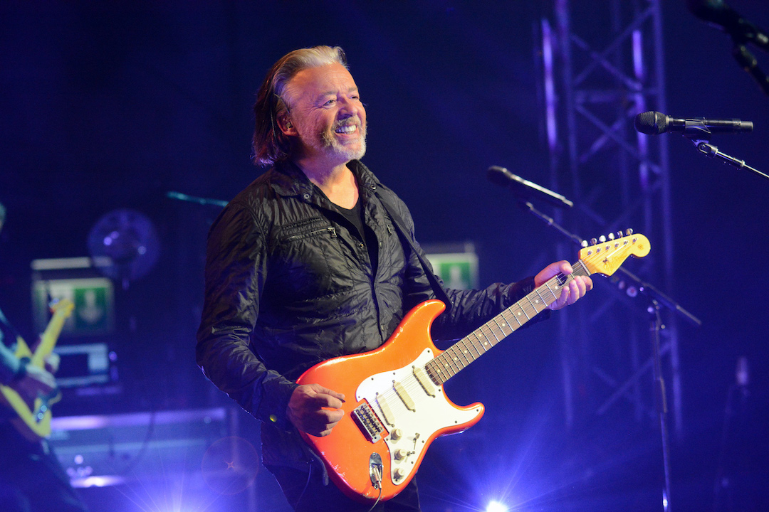 Orzabal performing in 2019